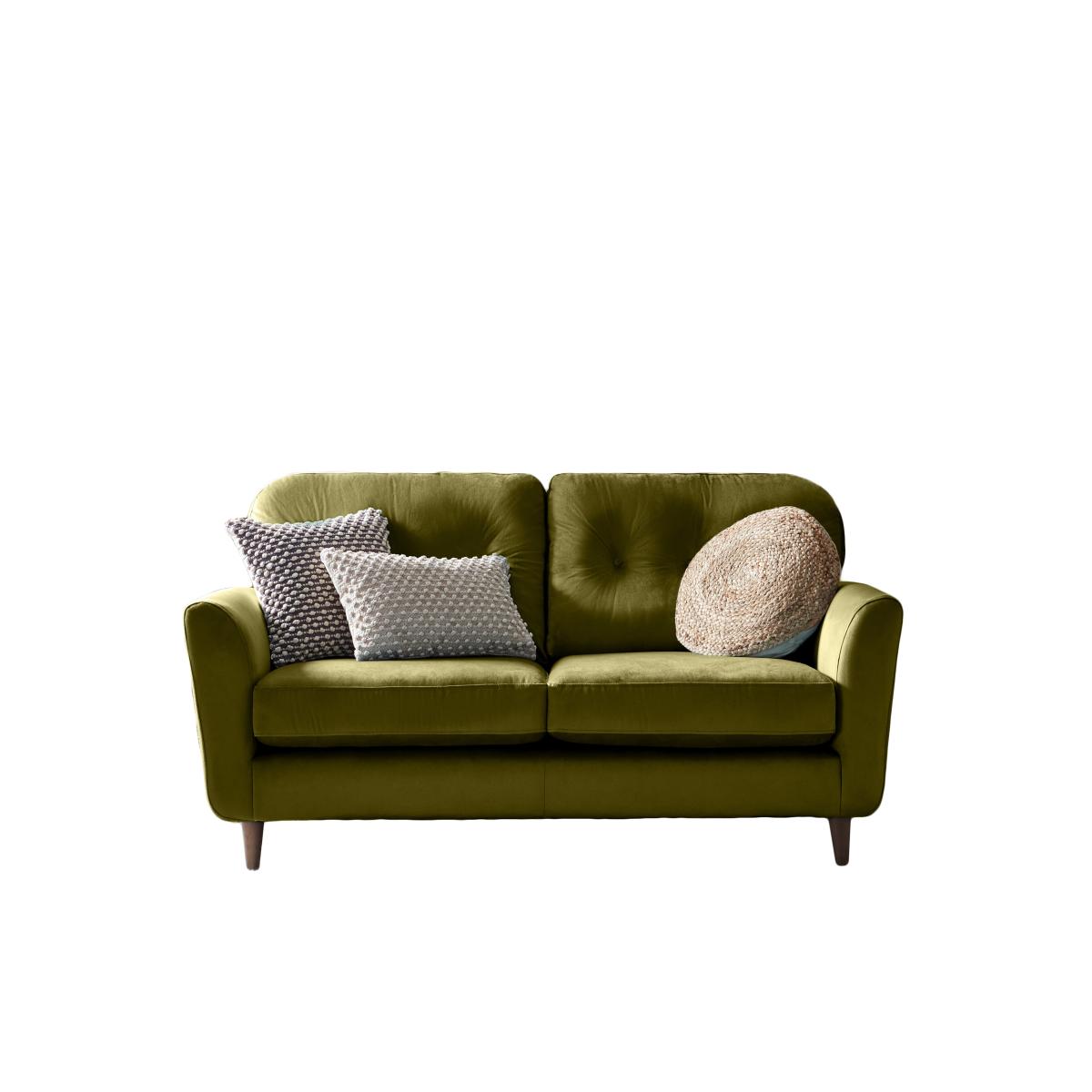 Return - Sven Opulent Velvet 2 Seater Sofa, Olive – image 2