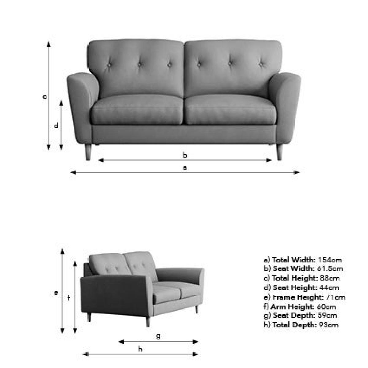 Return - Sven Opulent Velvet 2 Seater Sofa, Olive – image 8