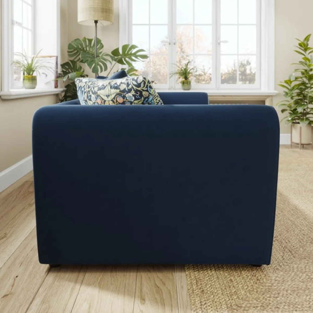 Blake Opulent Velvet William Morris Combo 3 Seater Sofa – image 3