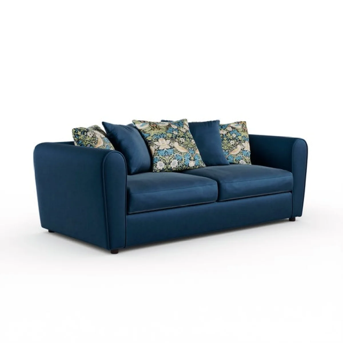 Blake Opulent Velvet William Morris Combo 3 Seater Sofa – image 9
