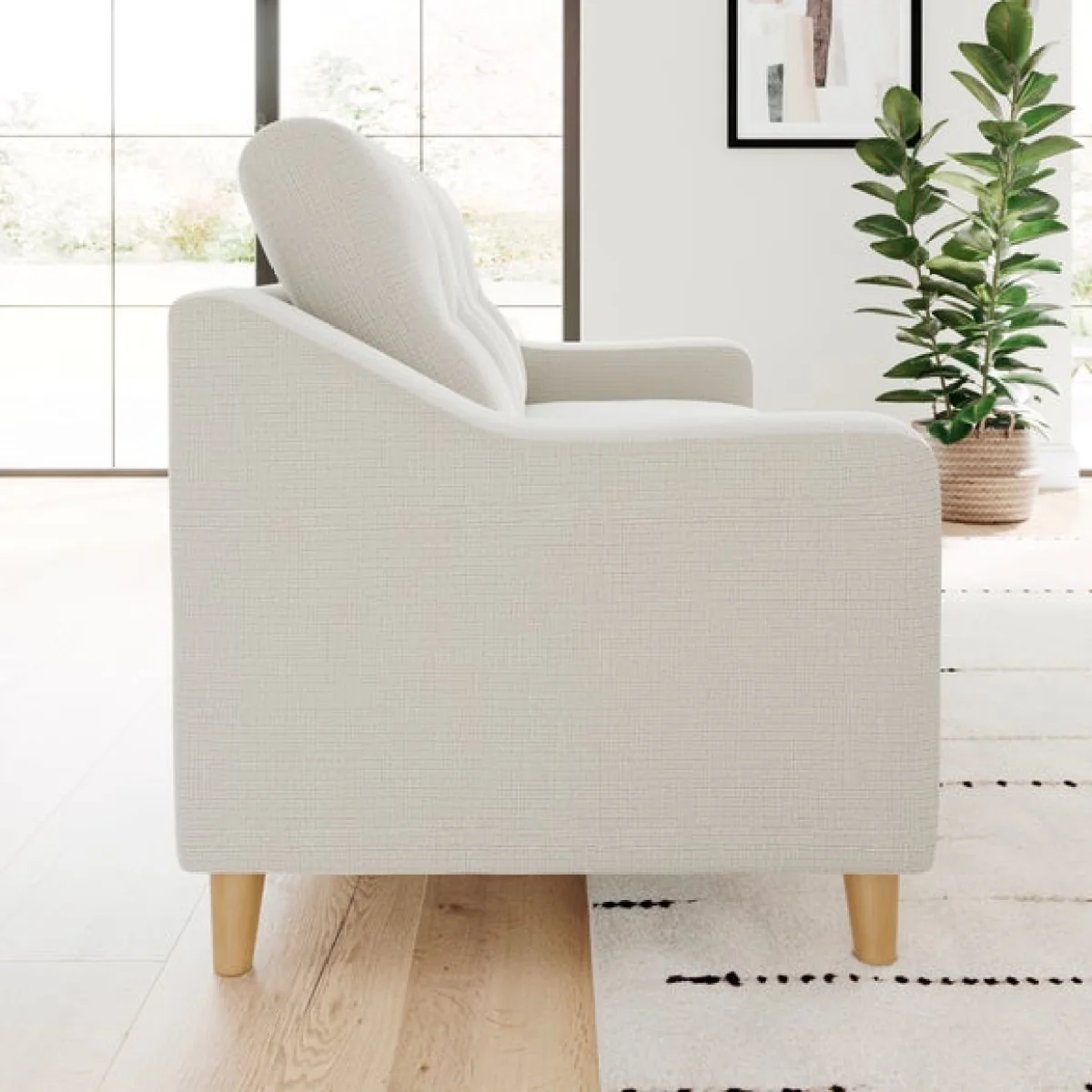 Baxter II Soft Texture Chenille 2 Seater Sofa – image 3