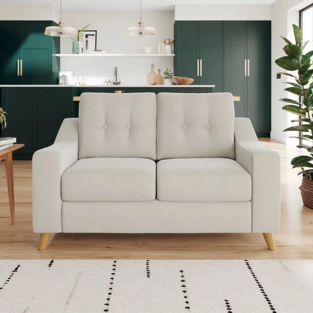 Baxter II Soft Texture Chenille 2 Seater Sofa – image 1