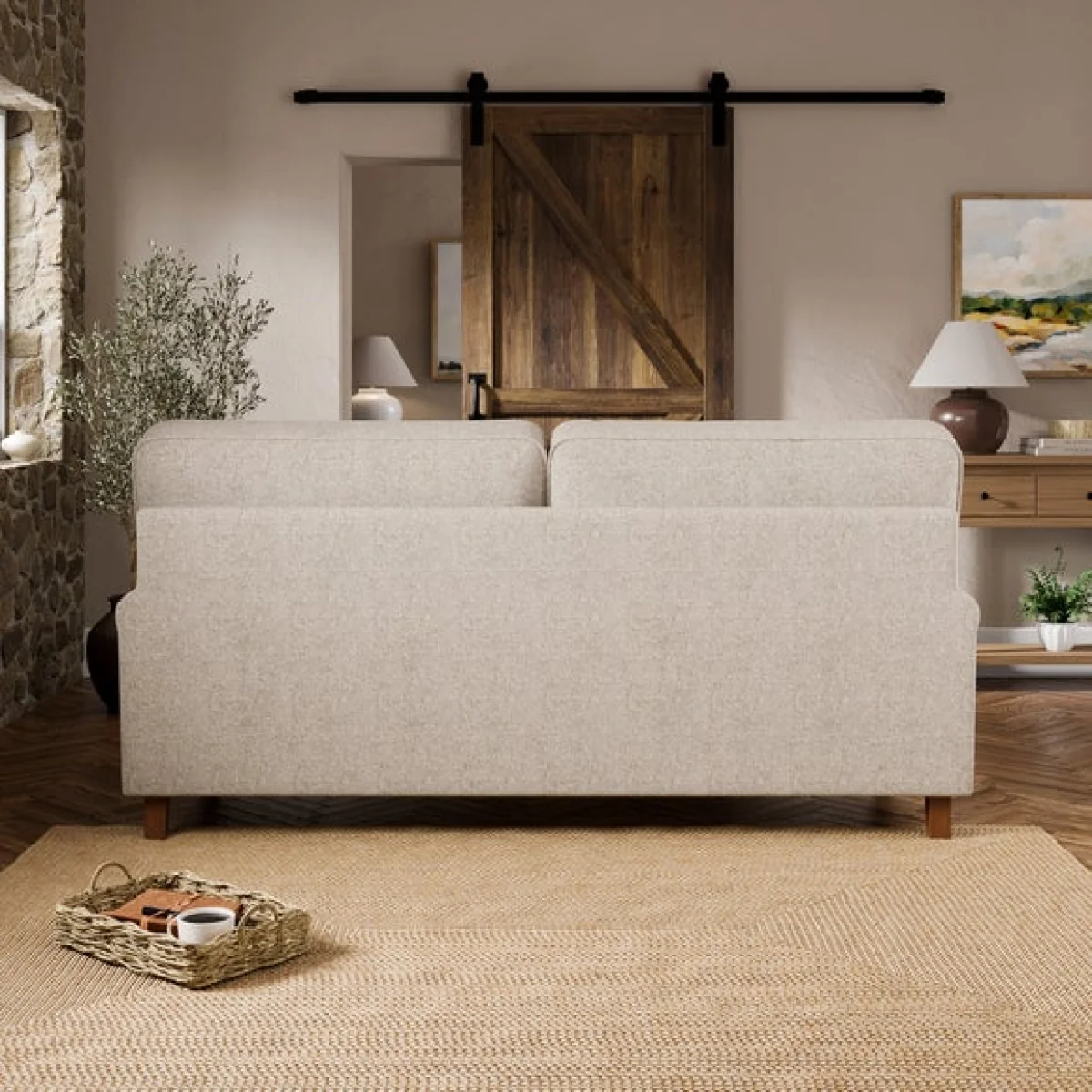 Beatrice II Basketweave 3 Seater Sofa – image 2