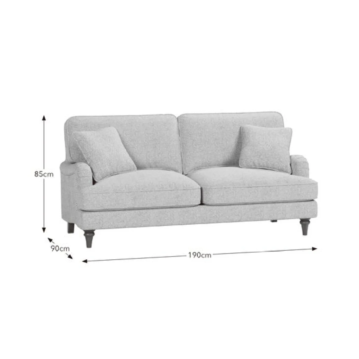 Beatrice II Basketweave 3 Seater Sofa – image 9