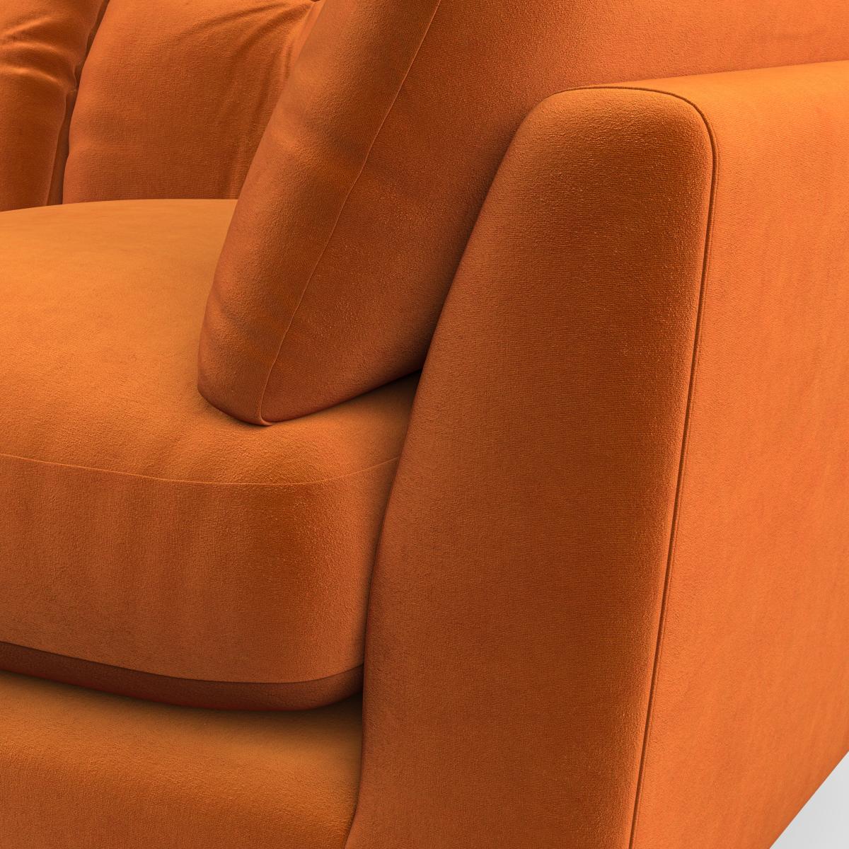 Peyton 4 Seater Sofa House Velvet Ginger – image 2