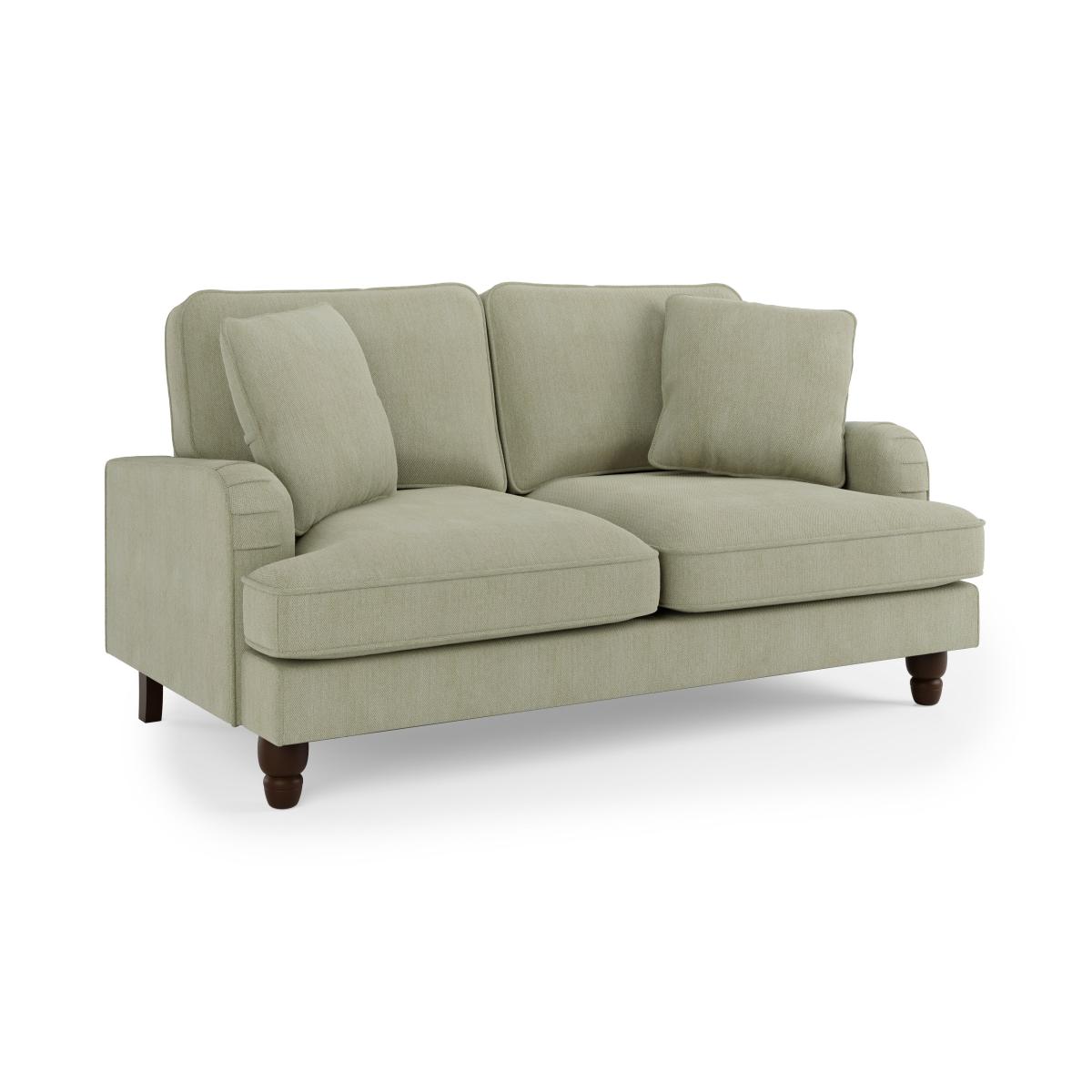 Beatrice Tonal Chenille 2 Seater Sofa Sage (Green) – image 6