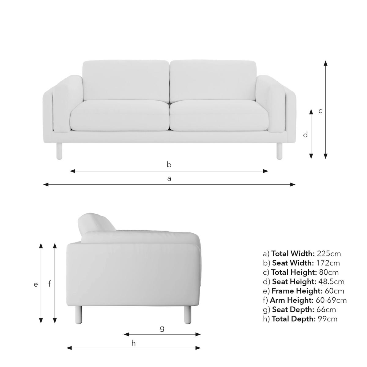 Newton Luxe Chenille 4 Seater Sofa – image 8