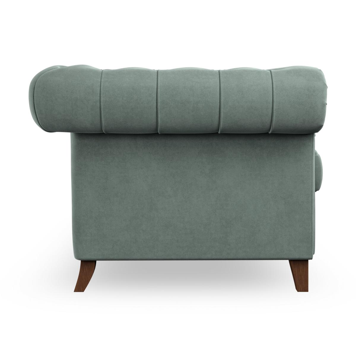 Pimlico 4 Seater Sofa Luxury Velvet Lilypad – image 6