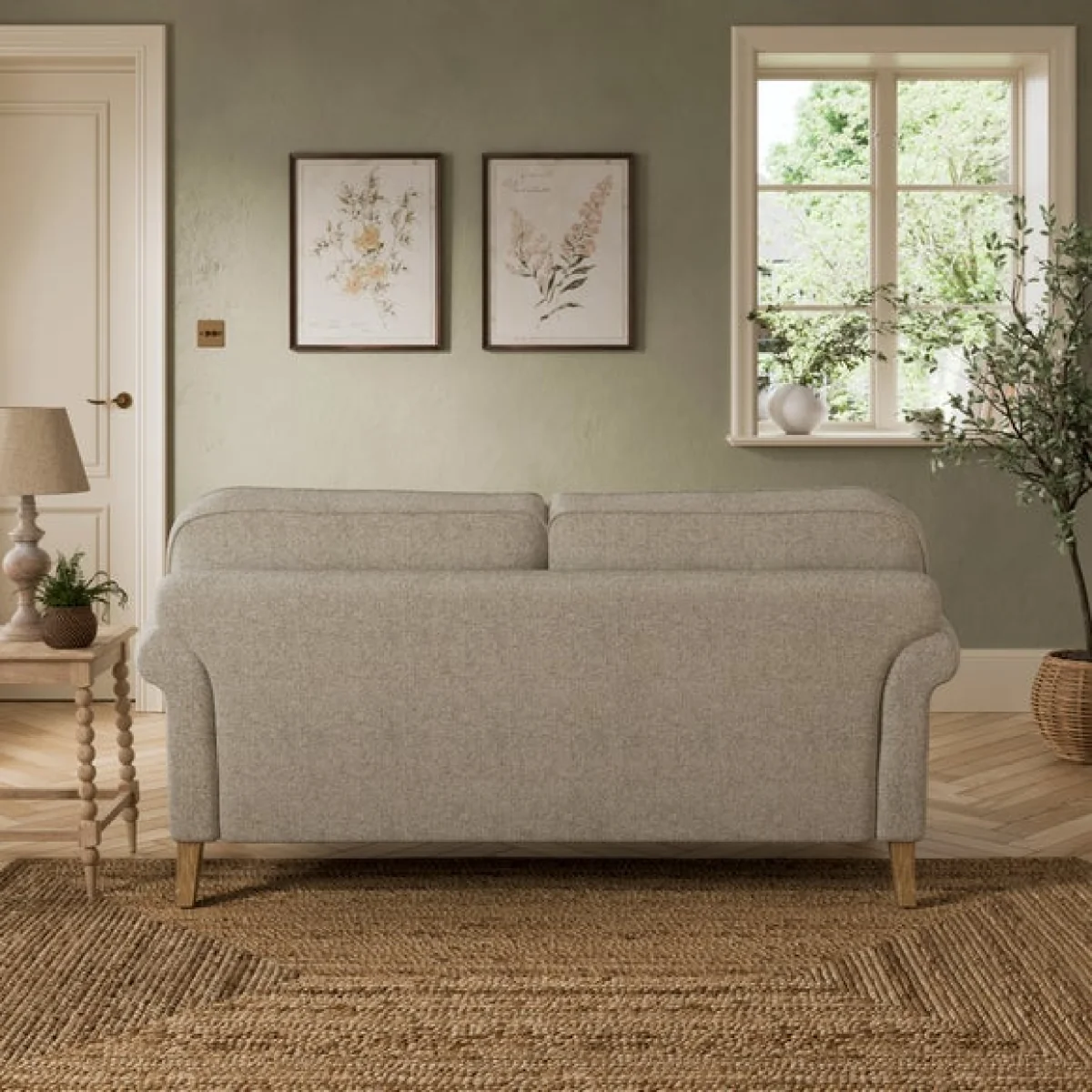 Millie Basketweave 2 Seater Sofa – image 2