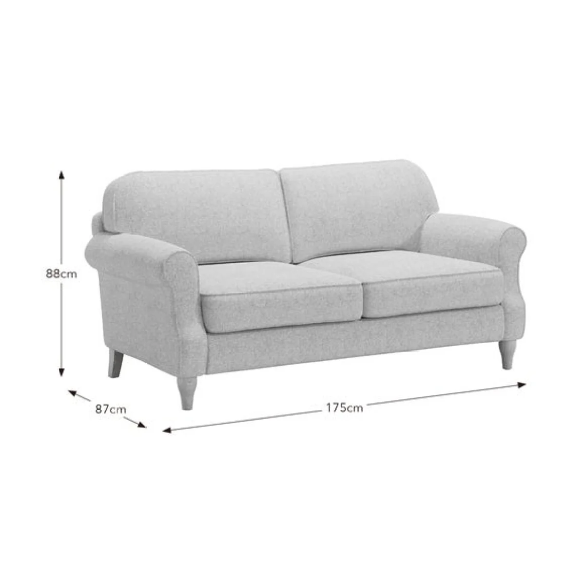 Millie Basketweave 2 Seater Sofa – image 9