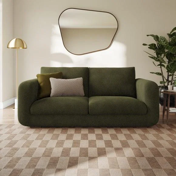 Luca Tonal Boucle 3 Seater Sofa – image 1