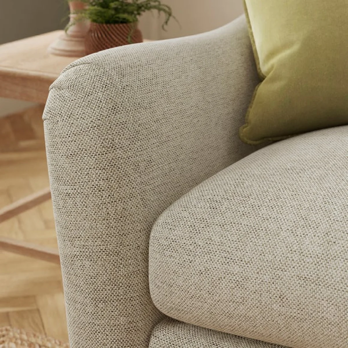 Hattie Basket Weave 3 Seater Sofa – image 4