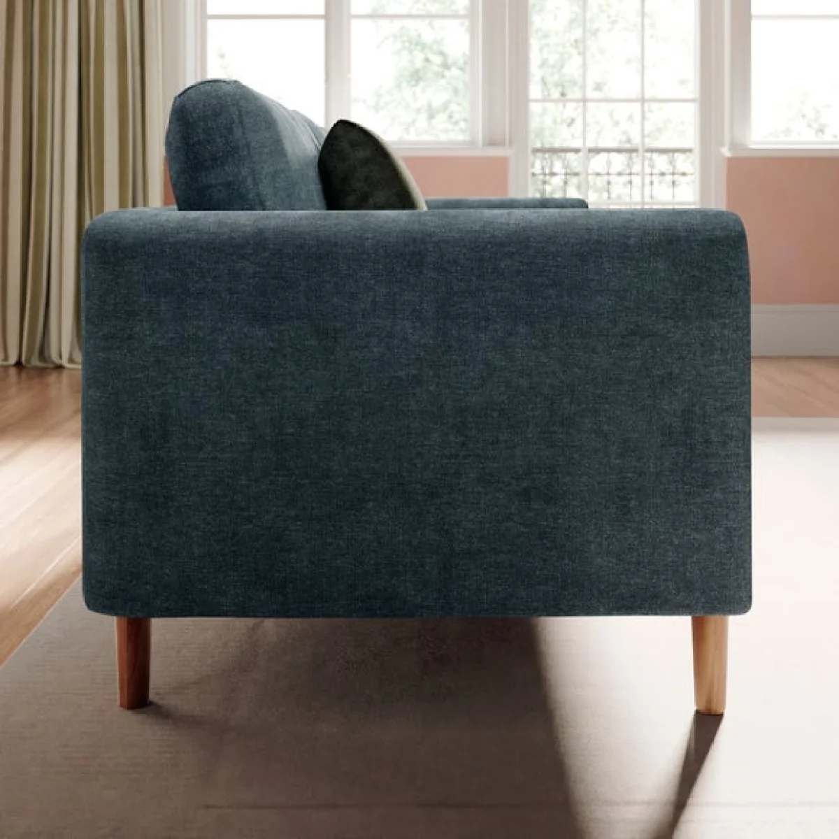 Max Soft Tonal Chenille 2 Seater Sofa – image 3