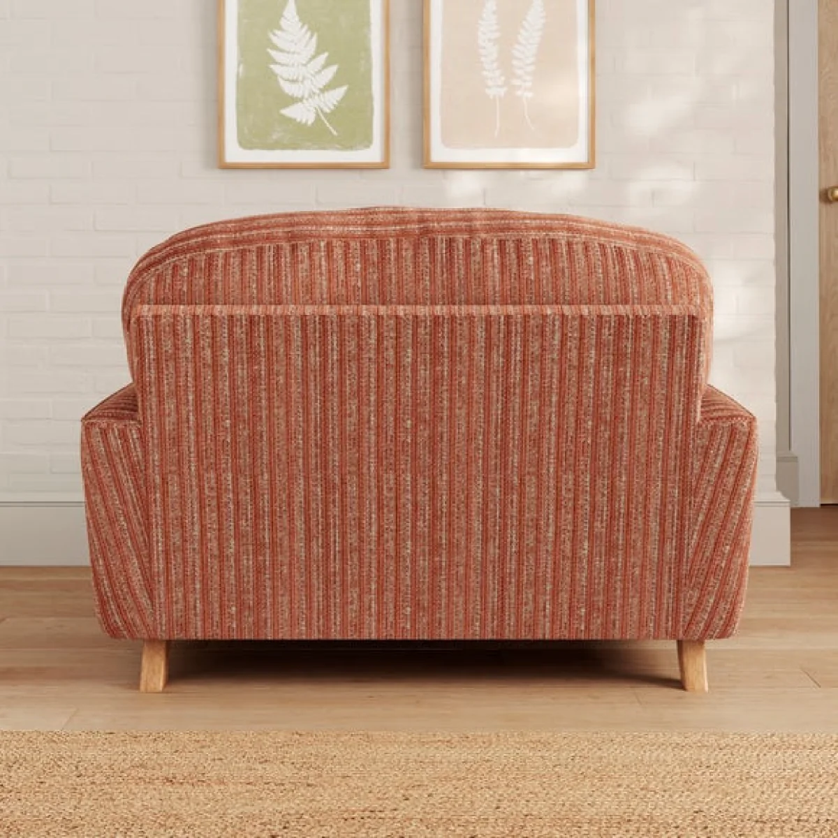 Martha Chunky Chenille Stripe Snuggle Sofa – image 2