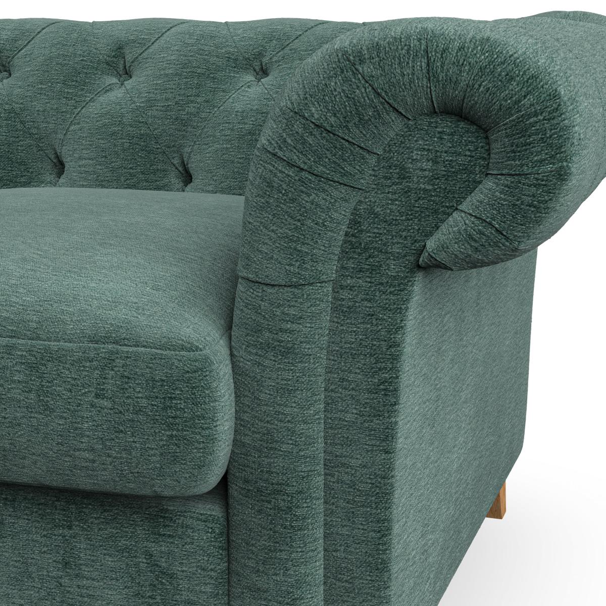 Pimlico 3 Seater Sofa Luxury Chenille Pacific – image 1