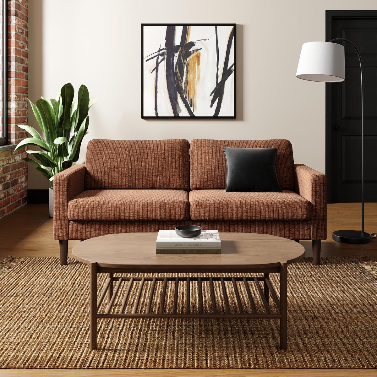 Jacob Corduroy 3 Seater Sofa Terracotta – image 2