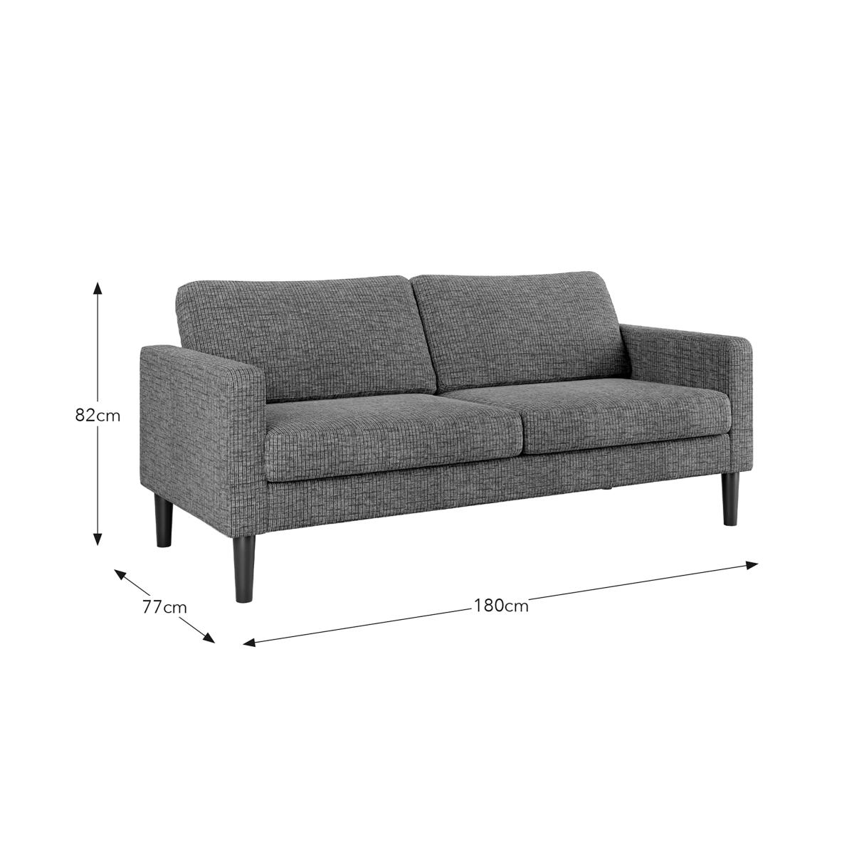 Jacob Corduroy 3 Seater Sofa Terracotta – image 7