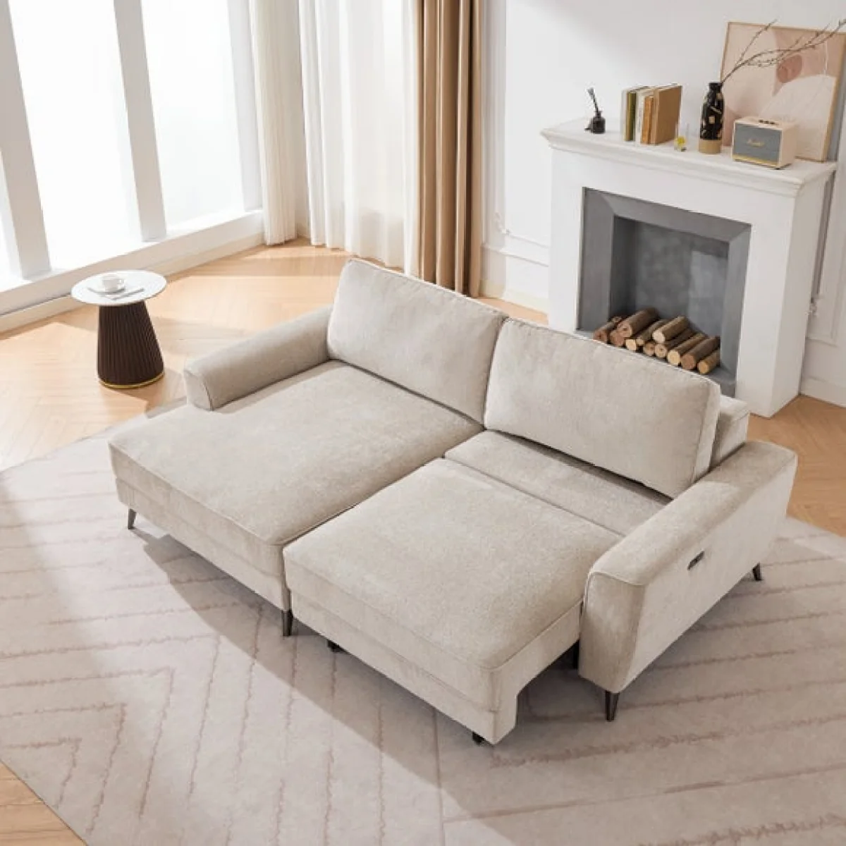 Ellon Power Roll Out 3 Seater Sofa Bed – image 3