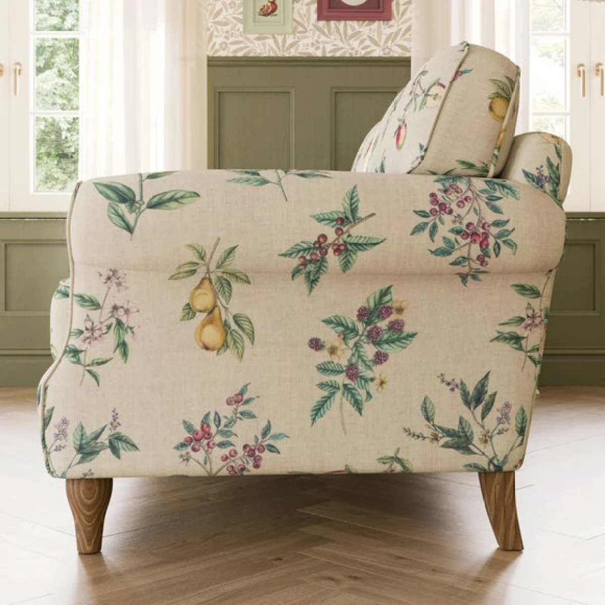 Millie Botanical Orchard Print 2 Seater Sofa – image 3
