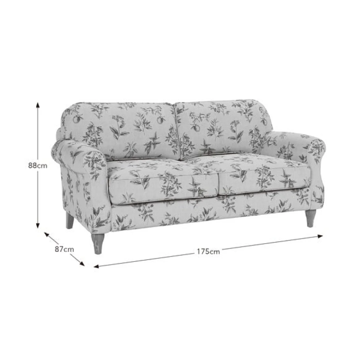 Millie Botanical Orchard Print 2 Seater Sofa – image 9