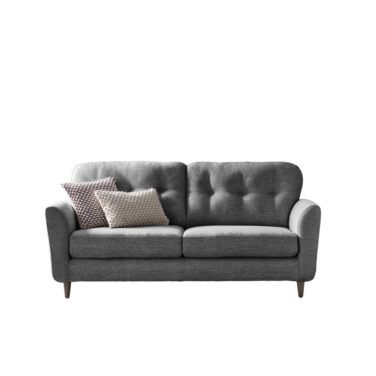 Return - Sven Tonal Weave 3 Seater Sofa, Grey – image 2