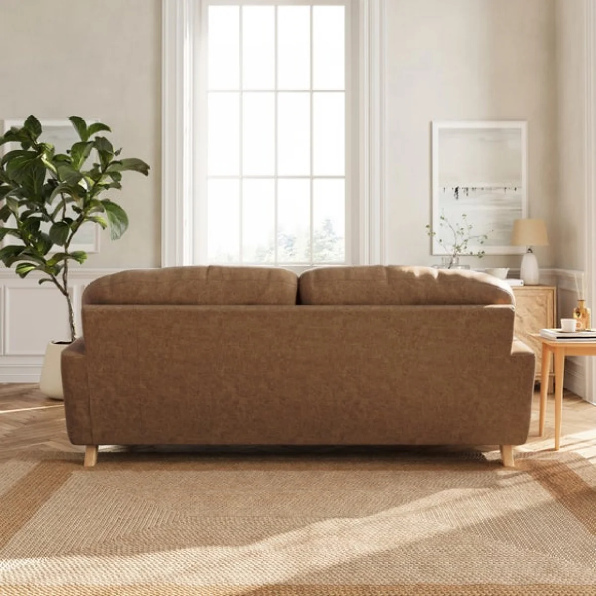 Martha 3 Seater Arizona Faux Leather Sofa – image 4