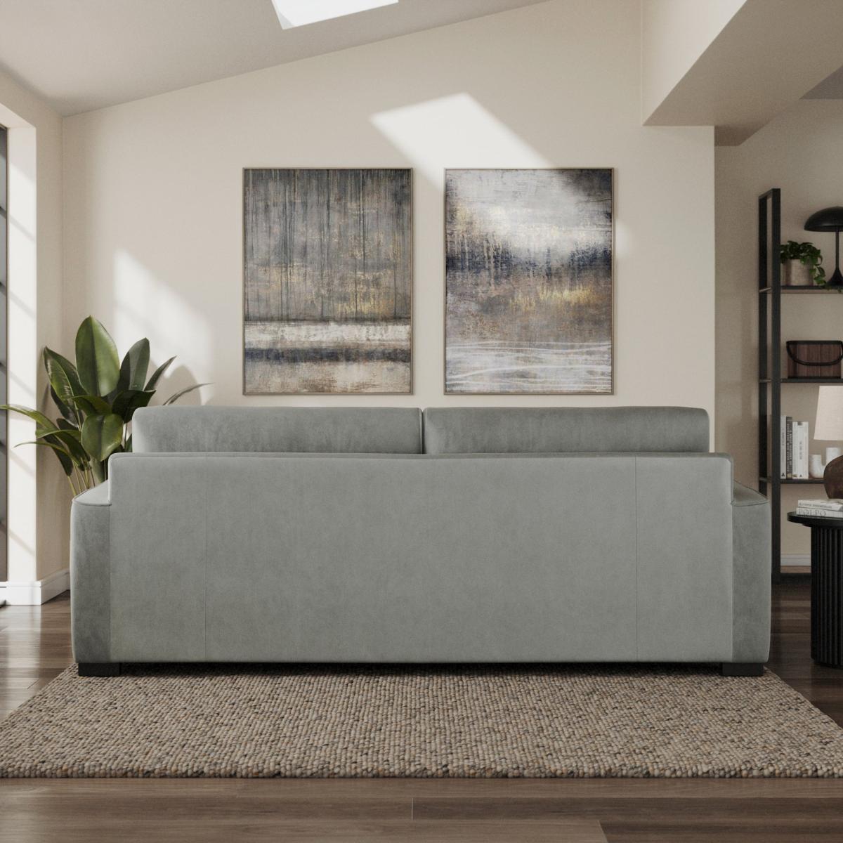 Carson Vintage Velvet 4 Seater Sofa – image 3