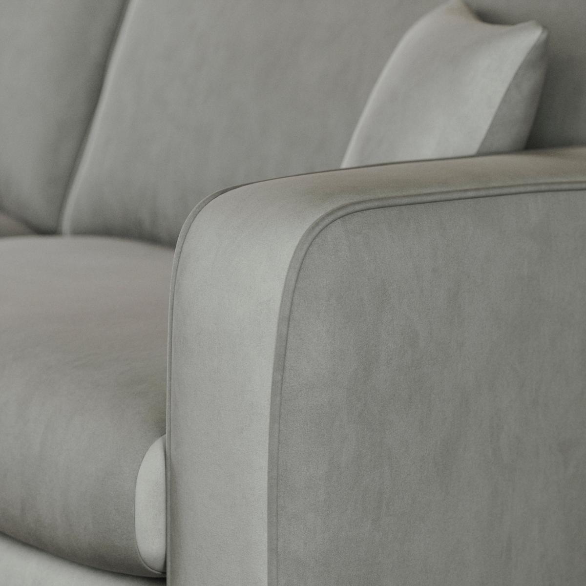 Carson Vintage Velvet 4 Seater Sofa – image 5