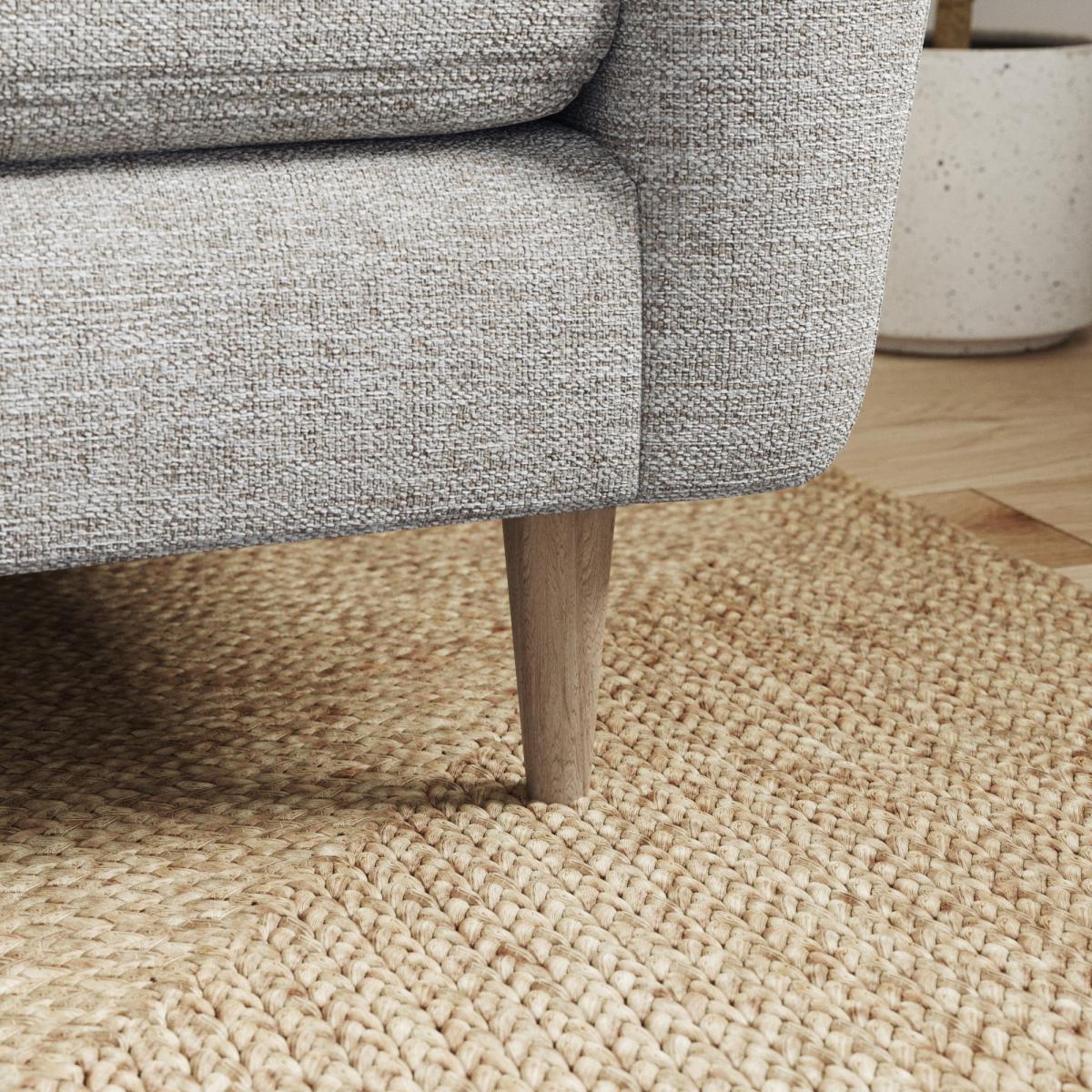 Sven Tonal Weave 4 Seater Sofa Natural – image 5