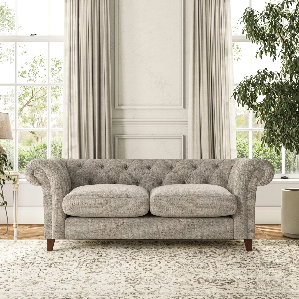 Pimlico 3 Seater Sofa Chunky Weave Natural – image 1