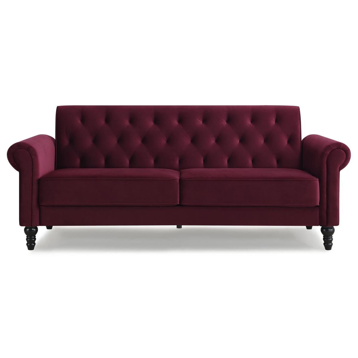 Greta Velvet 3 Seater Sofa – image 4