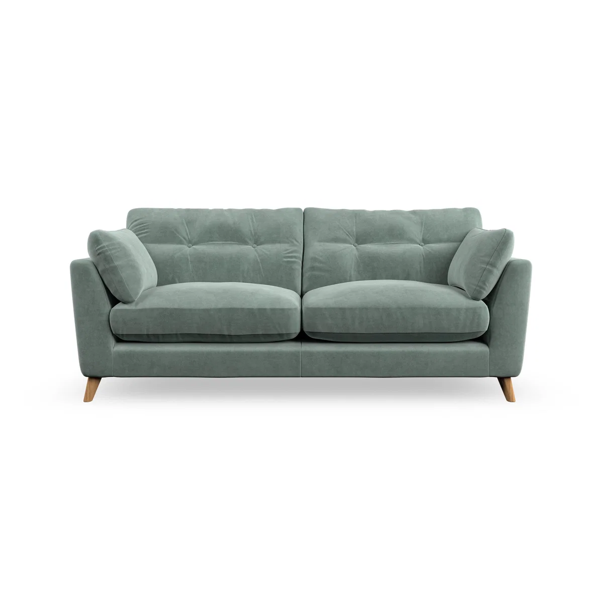 Peyton Large 3 Seater Sofa Luxury Velvet Lilypad – image 3
