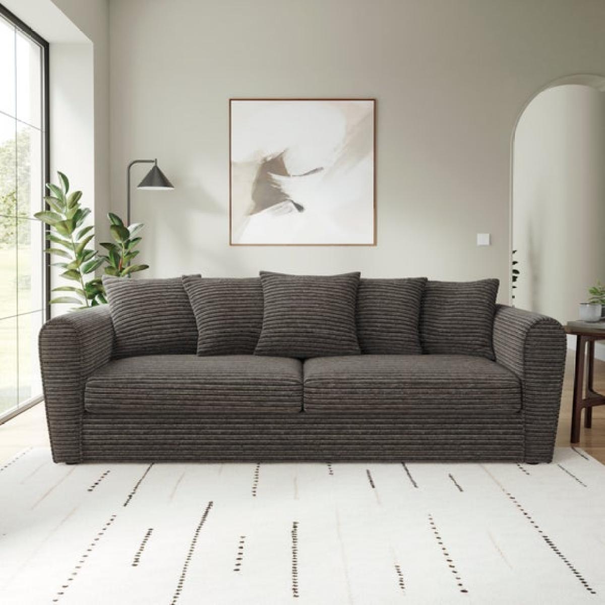 Blake Horizontal Jumbo Cord 4 Seater Sofa – image 1