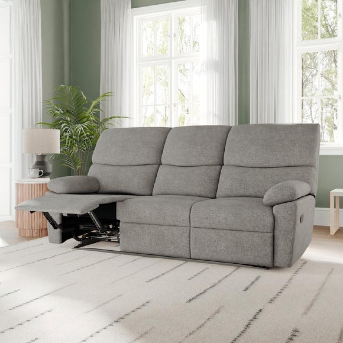 Murphy Chenille Manual Recliner 3 Seater Sofa – image 3