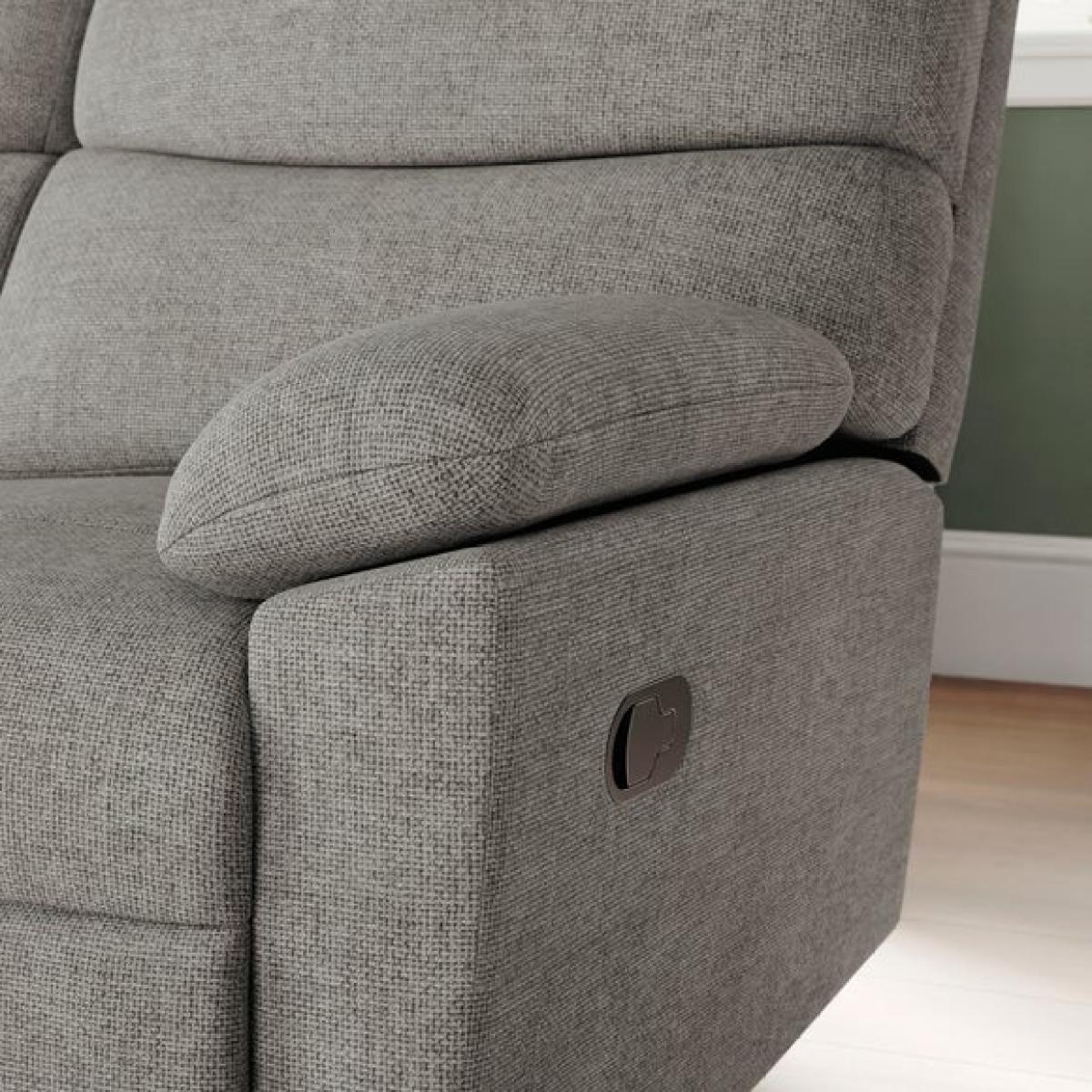 Murphy Chenille Manual Recliner 3 Seater Sofa – image 4