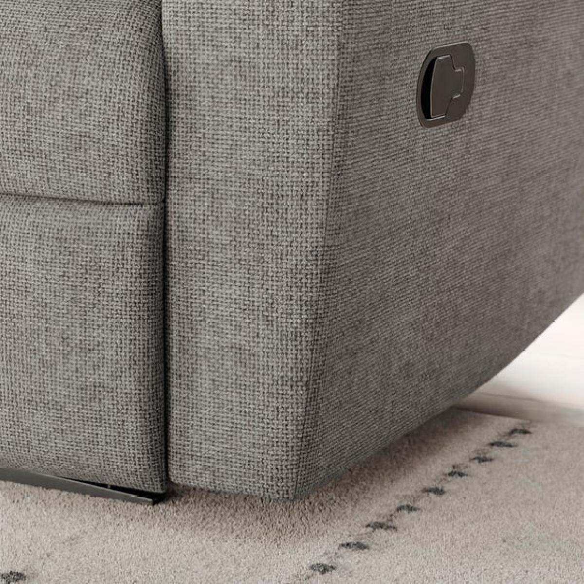 Murphy Chenille Manual Recliner 3 Seater Sofa – image 5