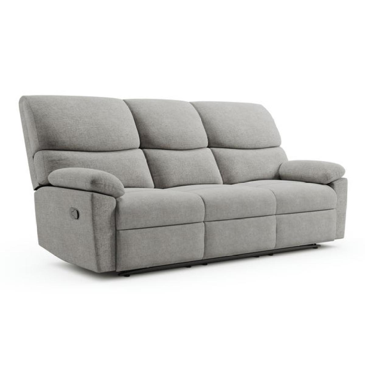 Murphy Chenille Manual Recliner 3 Seater Sofa – image 8