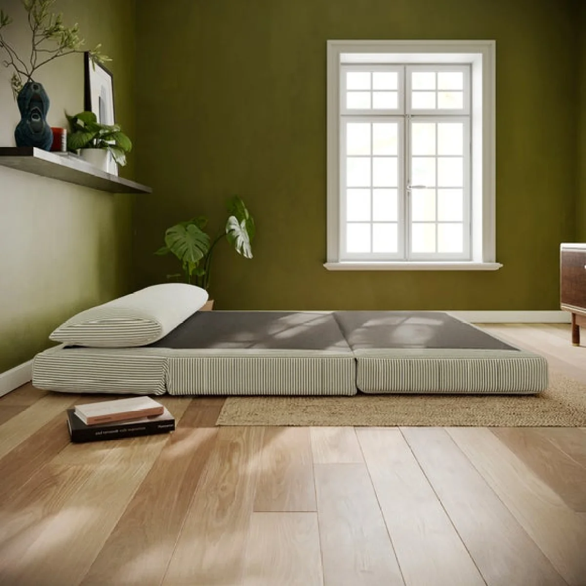 Jenner Tiny Stripe Small Double 2 Seater Sofa Bed – image 3