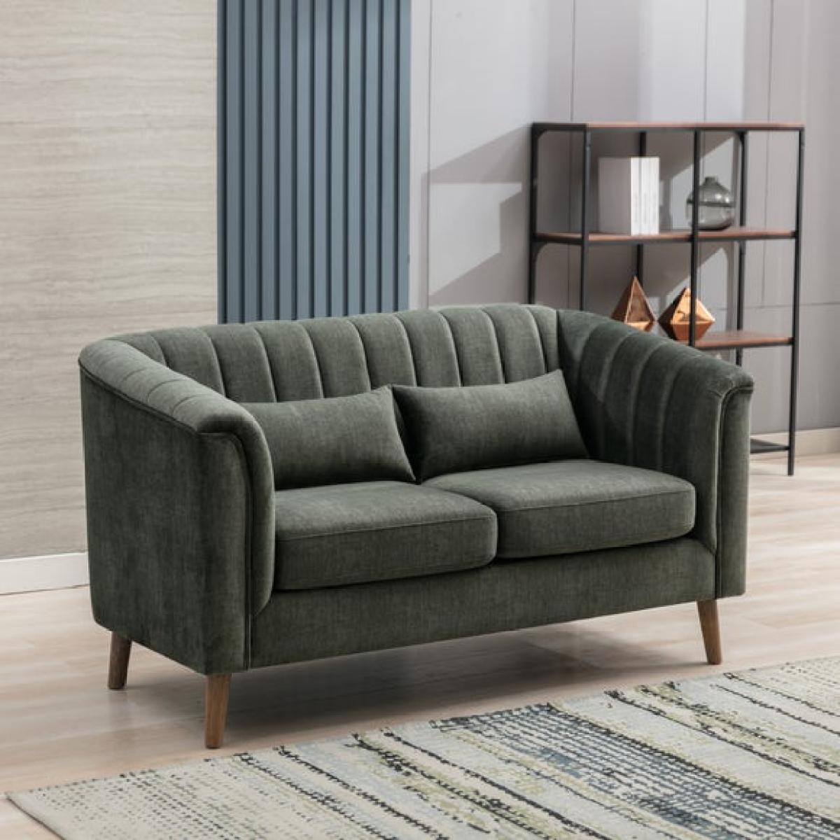 Return - Image Furnishings Charlotte Velvet 2 Seater Sofa – image 2