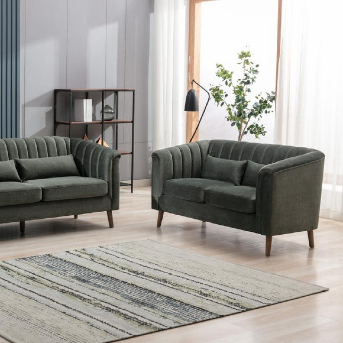 Return - Image Furnishings Charlotte Velvet 2 Seater Sofa – image 4