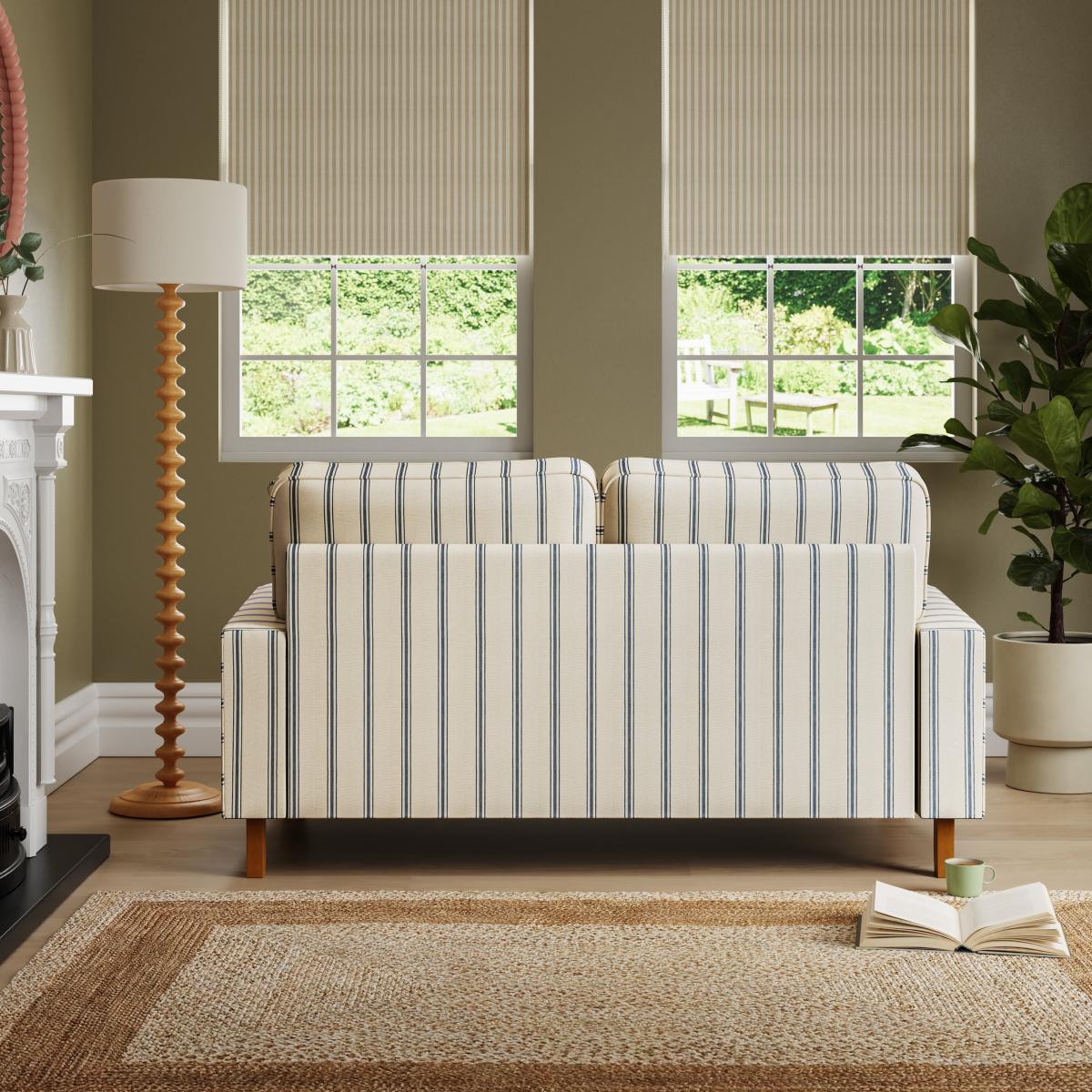 Beatrice Folkstone Stripe 2 Seater Sofa Folkstone Stripe Blue – image 3