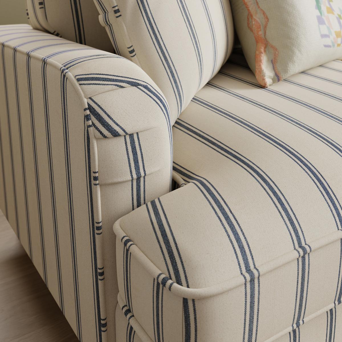 Beatrice Folkstone Stripe 2 Seater Sofa Folkstone Stripe Blue – image 4