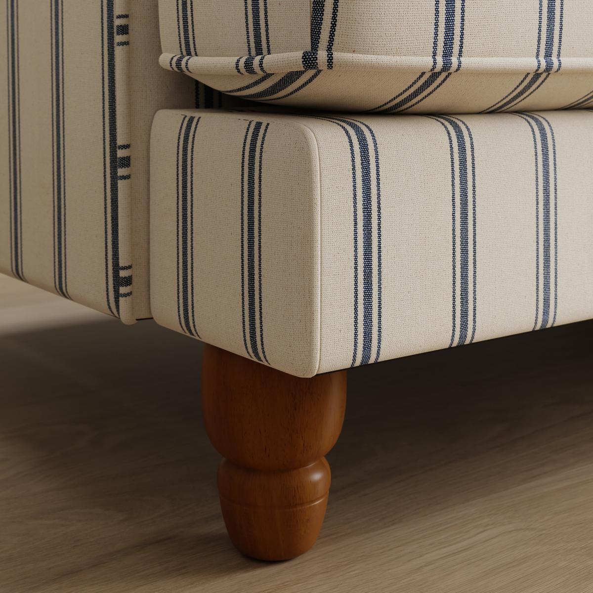Beatrice Folkstone Stripe 2 Seater Sofa Folkstone Stripe Blue – image 5