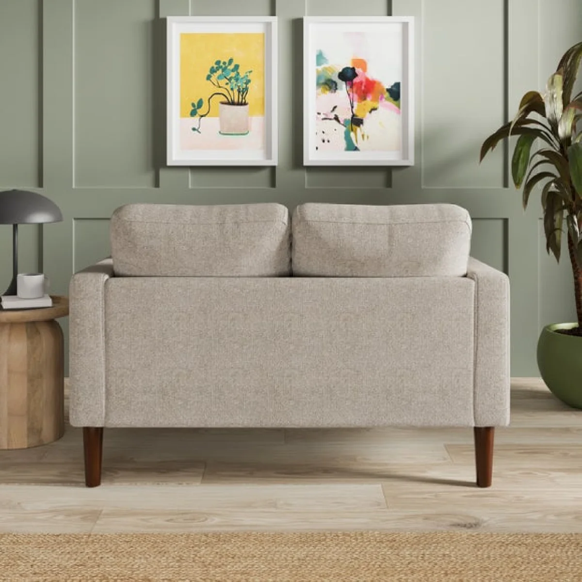 Jacob Basket Weave Compact 2 Seater Sofa – image 2