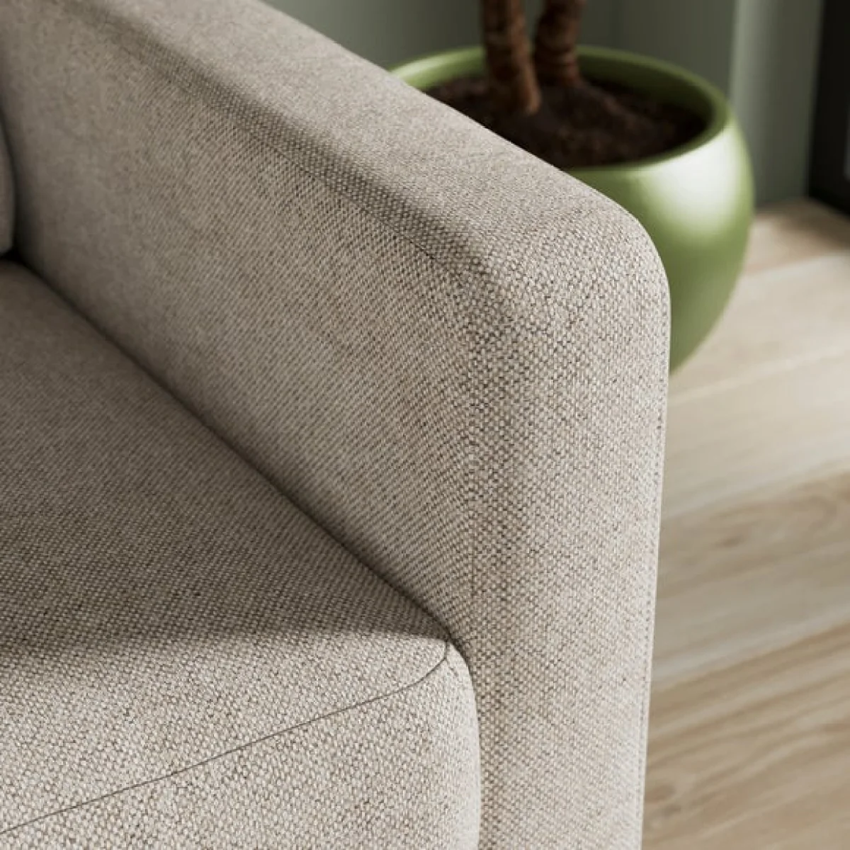 Jacob Basket Weave Compact 2 Seater Sofa – image 4