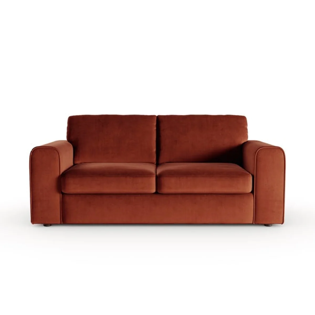 Abel Matte Velvet 3 Seater Sofa – image 7