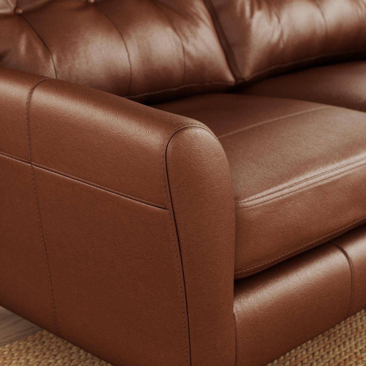 Sven Vintage Leather 2 Seater Sofa – image 5