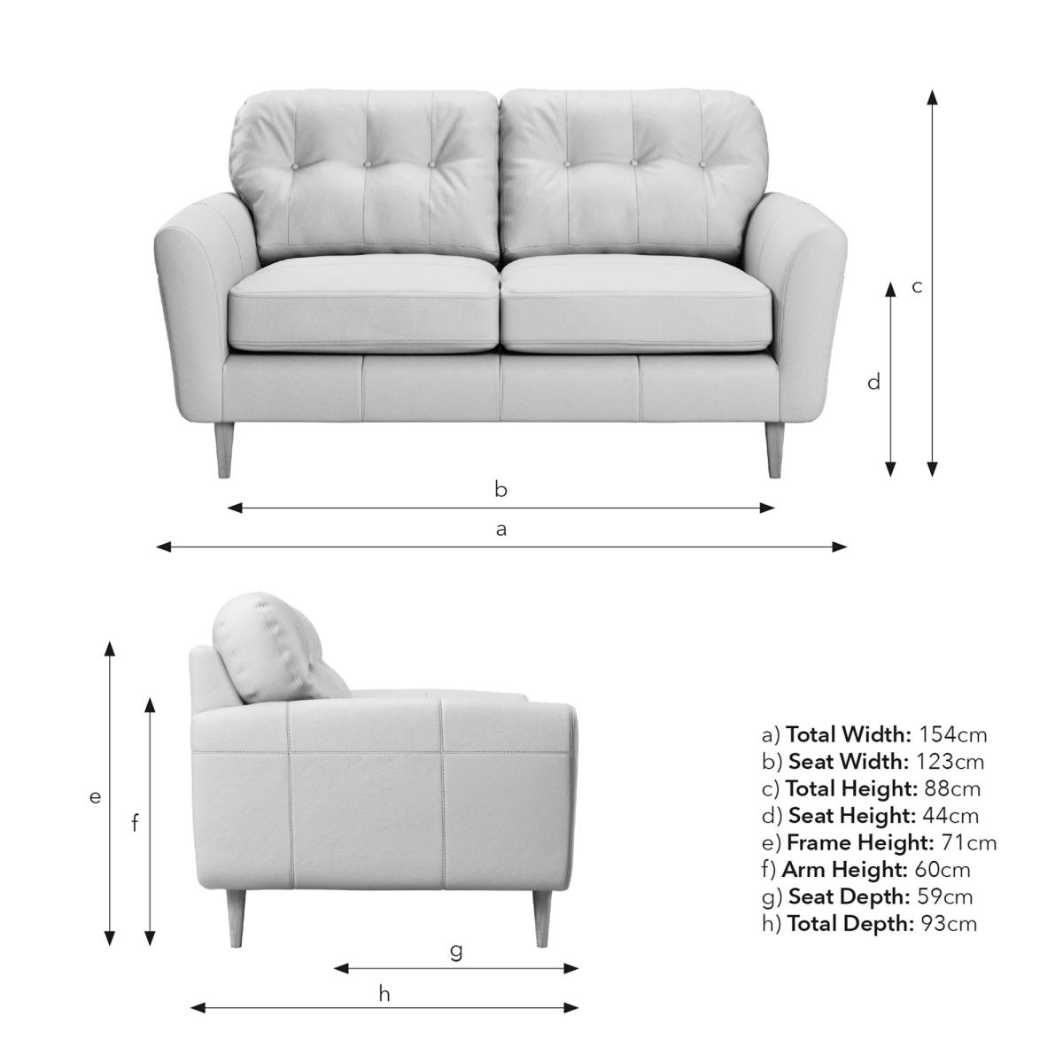 Sven Vintage Leather 2 Seater Sofa – image 9