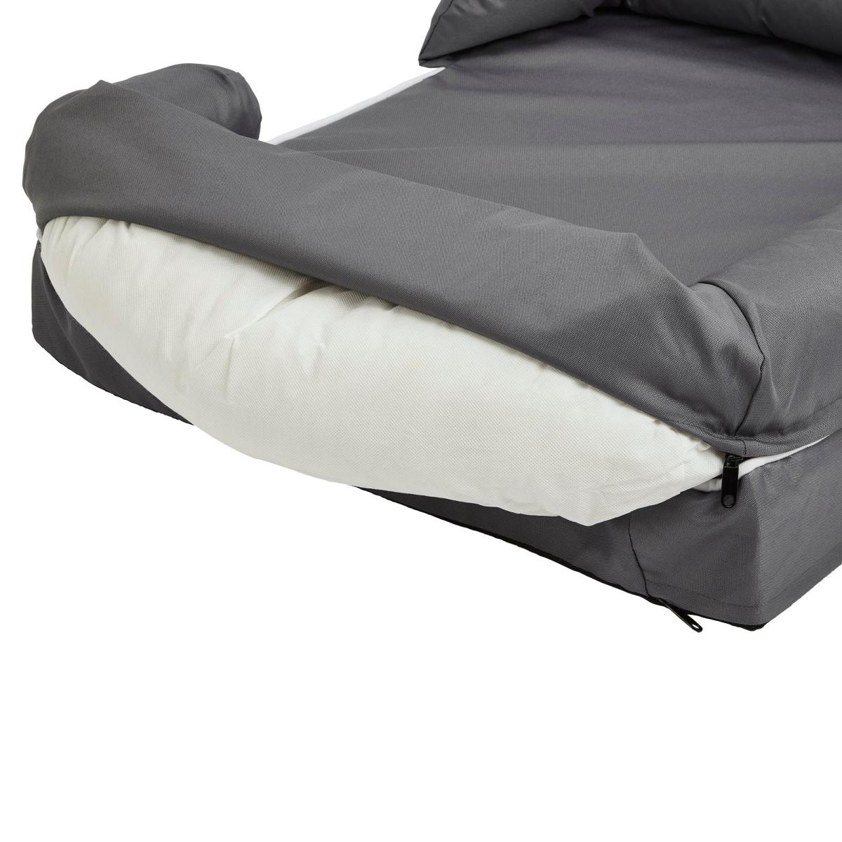 Bunty Grey Waterproof Cosy Couch Dog Bed – image 2