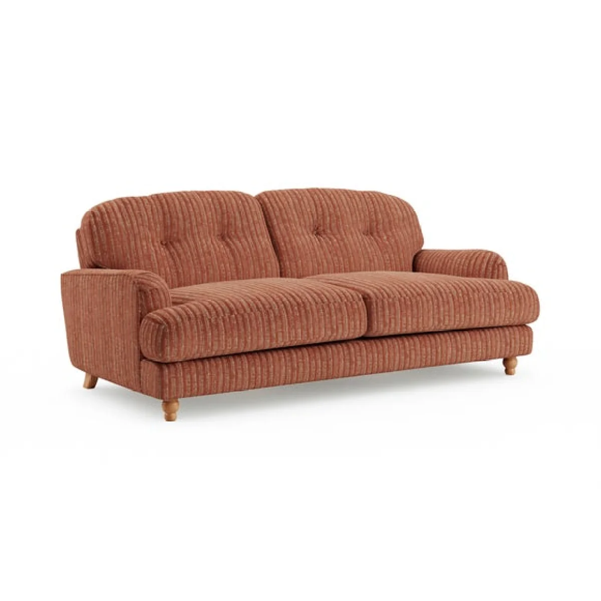 Martha Chunky Chenille Stripe 3 Seater Sofa – image 8
